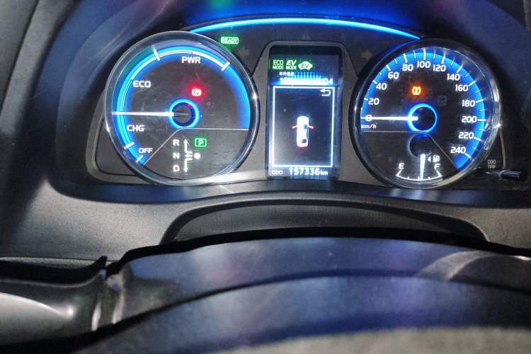 Used Toyota Levin Hybrid E+ 2019 1.8L PH GS E-CVT Elite Edition Odometer Close Up