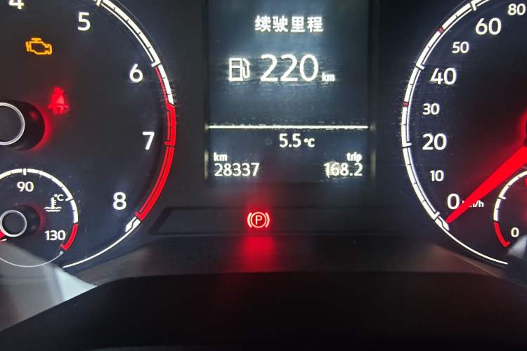 Used Volkswagen T-Cross 2020 1.5L Automatic Fashion Edition Odometer Close Up