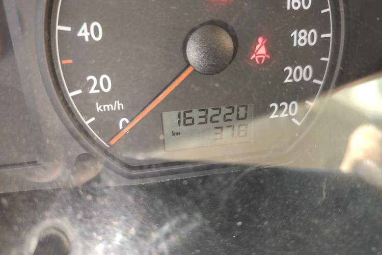 Used Volkswagen Polo 2009 Jingqing 1.4L Manual Shushang Edition Odometer Close Up