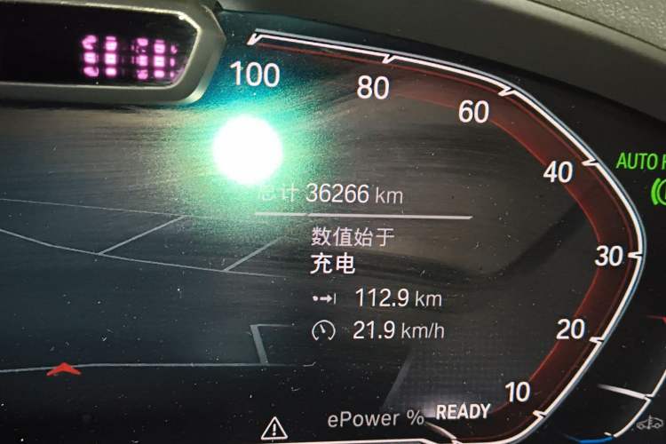 Used BMW iX3 2022 Updated Leading Type Odometer Close Up