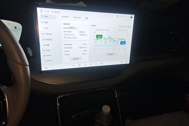 Used BYD Tang New Energy 2024 DM-i Glory Edition 112KM Flagship Model Audio And AC Panel