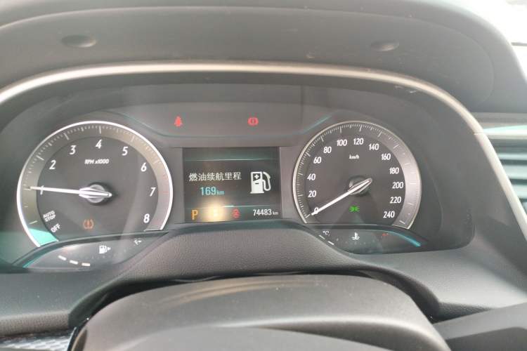Used Buick GT 2019 18T Automatic Connected Elite Model China VI Standard Instrument Cluster