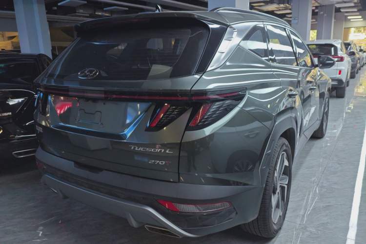 Used Hyundai Tucson 2022 Tucson L 1.5T DCT LUX Prestige Edition N Line Rear Right 45 Deg