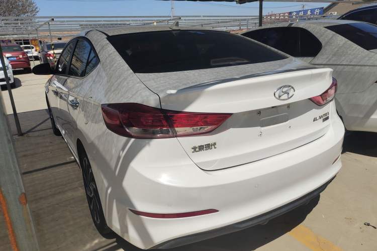 Used Hyundai Elantra (6th Generation / Lingdong) 2020 1.4T Dual-Clutch Xuan Dong · Dynamic Version Rear Left 45 Deg
