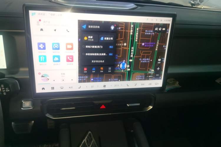 Used JETOUR Traveler 2023 2.0T All-Wheel Drive CrossPRO+ Audio And AC Panel