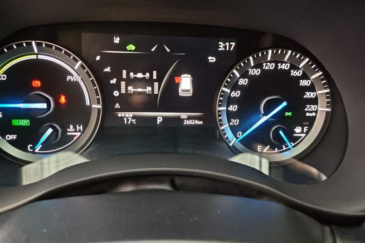 Used Toyota Crown Kluger 2021 2.5L HEV Four-Wheel Drive Luxury Edition Odometer Close Up