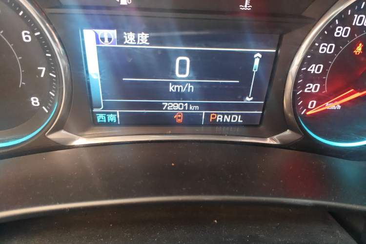 Used Chevrolet Equinox 2018 535T Automatic YuJie Edition Odometer Close Up