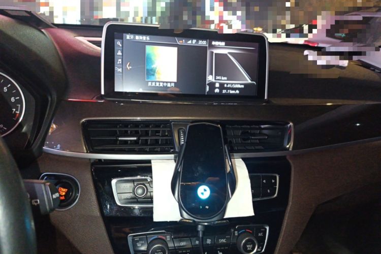 Used BMW X1 2018 sDrive18Li Luxury Model Audio And AC Panel