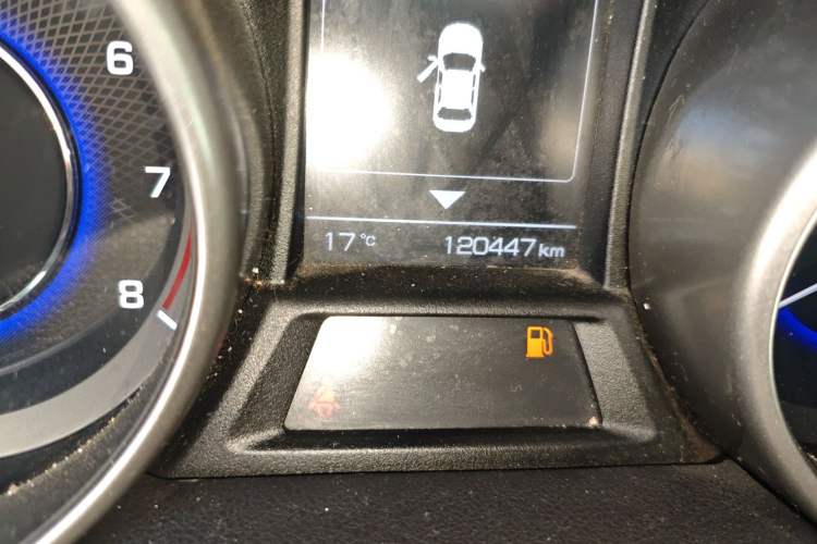 Used CHANGAN CS35 2017 1.6L Automatic Luxury Model Odometer Close Up