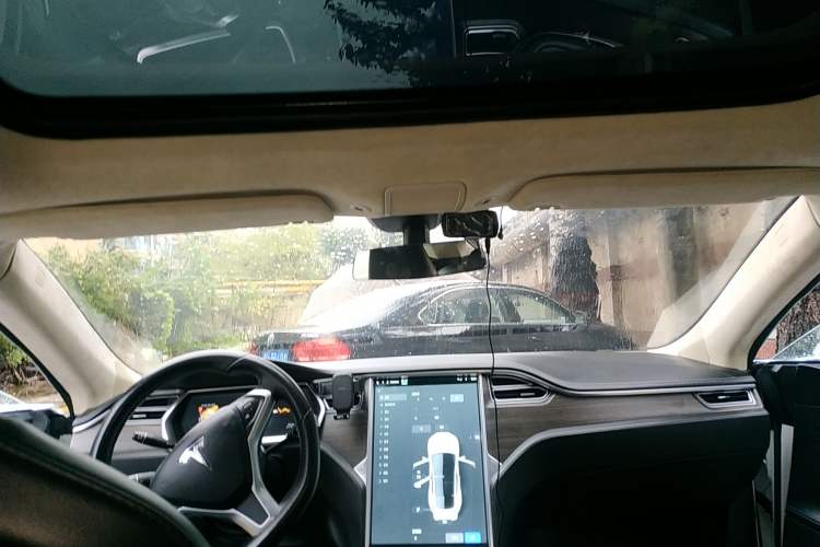 Used Tesla Model S 2014 S P85 Headliner