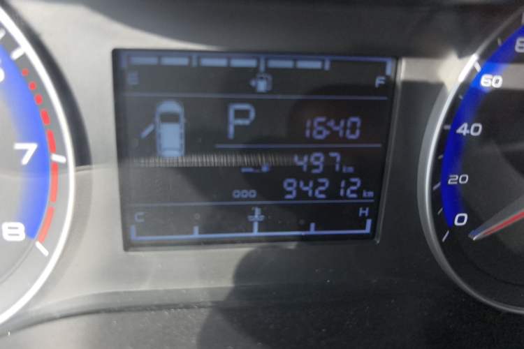 Used Geely Auto Vision 2018 1.5L Automatic Happiness Edition Odometer Close Up