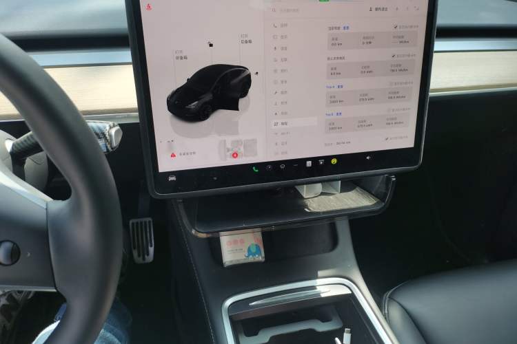 Used Tesla Model Y 2022 Revised Version Rear-Wheel Drive Audio And AC Panel