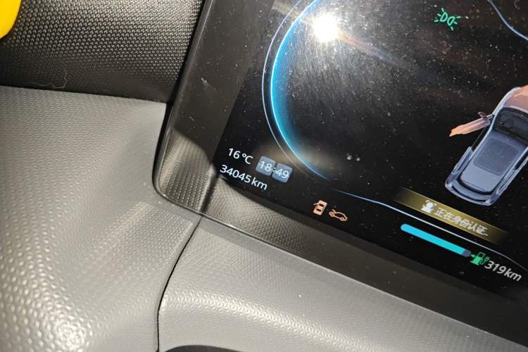 Used Leapmotor T03 2021 400 Luxury Edition Odometer Close Up