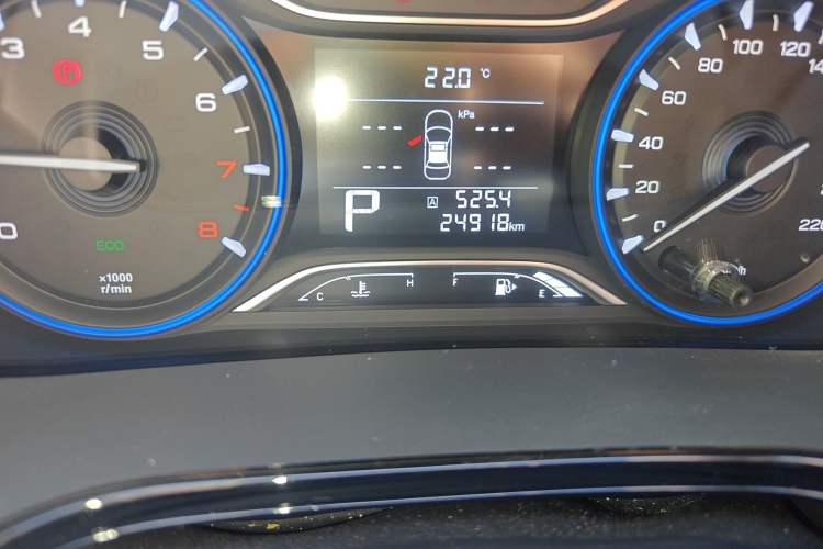 Used GAC Trumpchi GA4 2021 PLUS 235T Automatic Prestige Edition Odometer Close Up