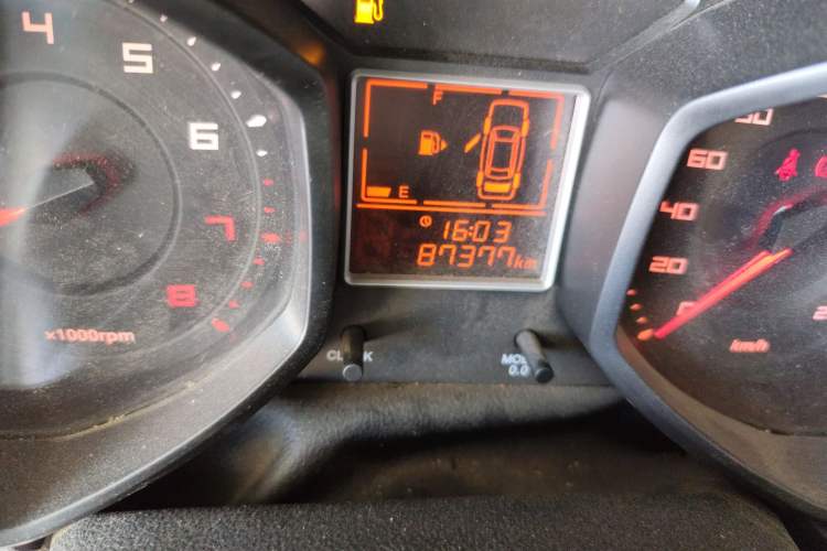 Used Chery Fengyun 2 2016 1.5L Manual Value Edition Odometer Close Up