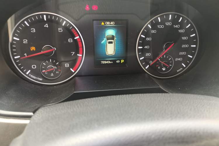 Used Haval H6 2018 Red-Label Sport Edition 1.5T Automatic Two-Wheel Drive Elite Model Odometer Close Up