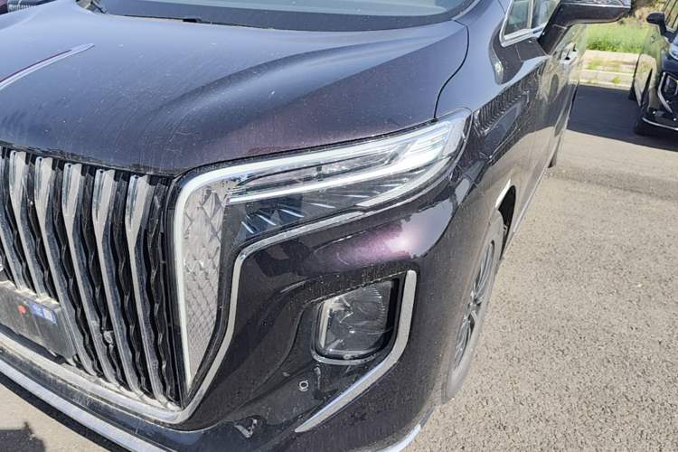 Used Hongqi HQ9 PHEV 2024 2.0T Four-Wheel Drive Business Edition Left Front Headlight