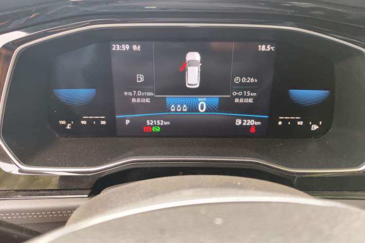 Used Volkswagen Sagitar 2022 280TSI DSG Excellence Edition Odometer Close Up