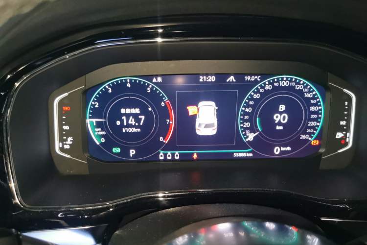 Used Volkswagen Teramont X 2020 Revised Version 380TSI Four-Wheel Drive Prestige Luxury Edition Instrument Cluster