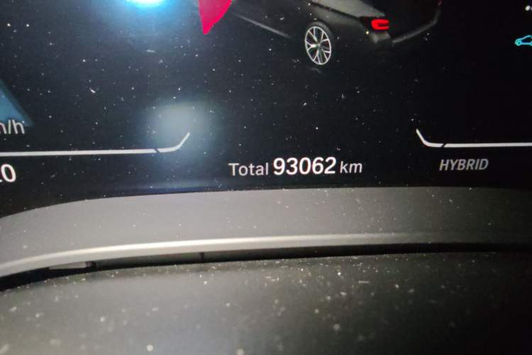 Used BMW 5 Series New Energy 2021 535Le Pioneer Edition M Sport Package Odometer Close Up