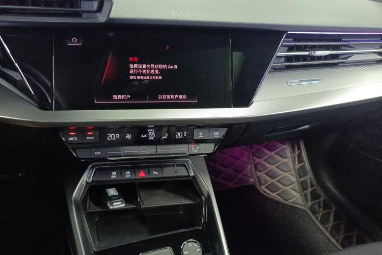 Used Audi A3 2021 Sportback 35 TFSI Fashionable Sports Model Audio And AC Panel