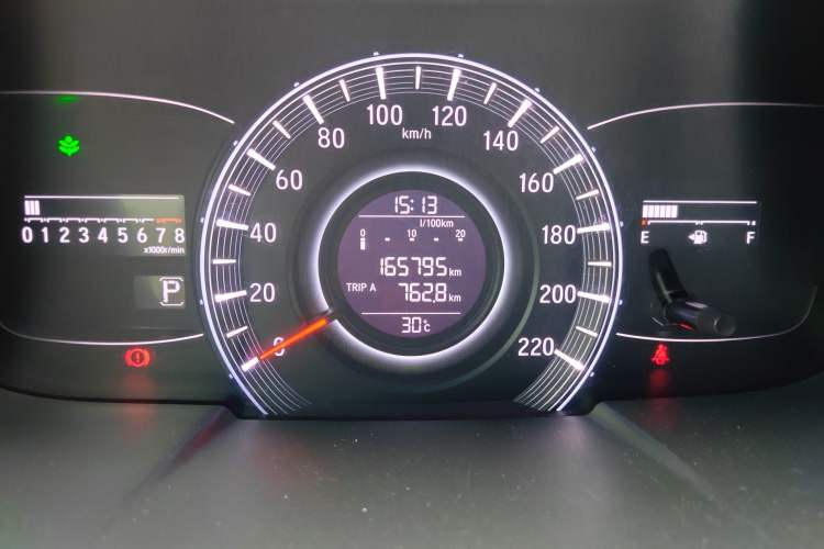 Used Honda Odyssey 2015 Updated Version 2.4L Smart Edition Odometer Close Up