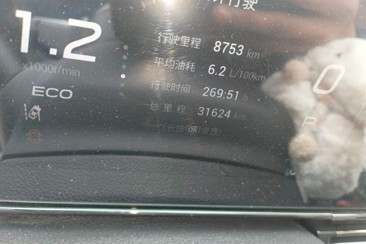 Used GAC Trumpchi EMPOW 2023 270T DCT J15 Version Odometer Close Up