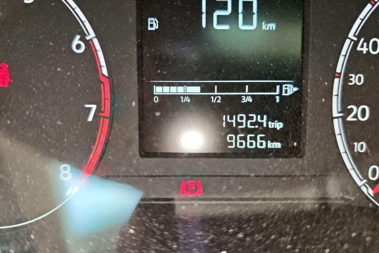 Used Jetta VS5 2022 280TSI Automatic Enjoyment Model Odometer Close Up