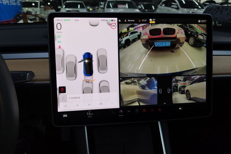 Used Tesla Model 3 2020 Refreshed Version Long-Range Rear-Wheel Drive Audio And AC Panel