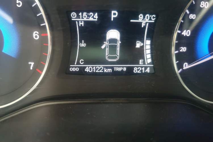 Used Dongfeng Fengon 580 2020 1.5T CVT Luxury Edition Odometer Close Up