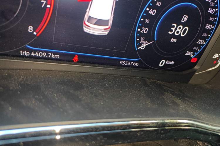 Used Volkswagen Teramont X 2020 380TSI Four-Wheel Drive Prestige Luxury Edition Odometer Close Up