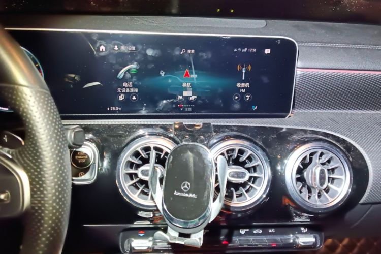 Used Mercedes-Benz A-Class 2020 Restyled A 200 L Sport Sedan Fashion Version Audio And AC Panel