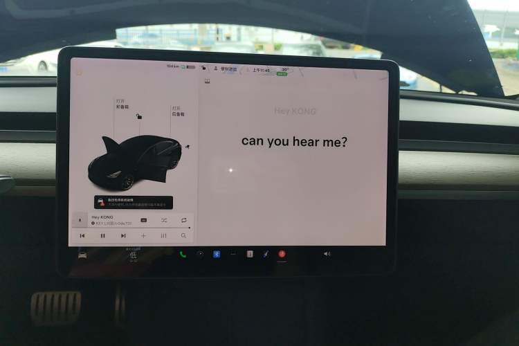 Used Tesla Model 3 2021 Performance High-Performance All-Wheel-Drive Version Audio And AC Panel