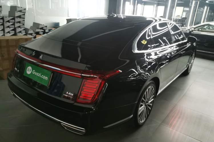 Used Hongqi H9 2022 2.0T Smart Connect Flagship Edition Rear Right 45 Deg