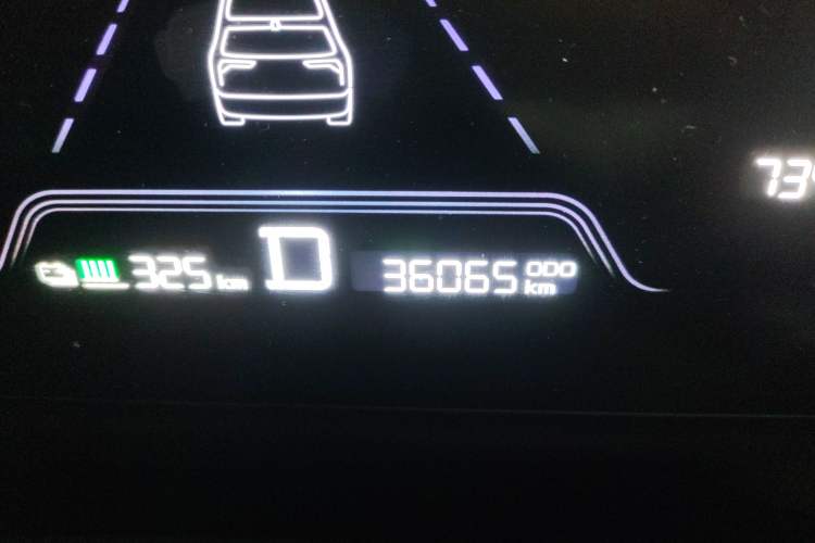 Used Geometry E Firefly 2022 401 km Linglong Tiger 4 Seats Odometer Close Up