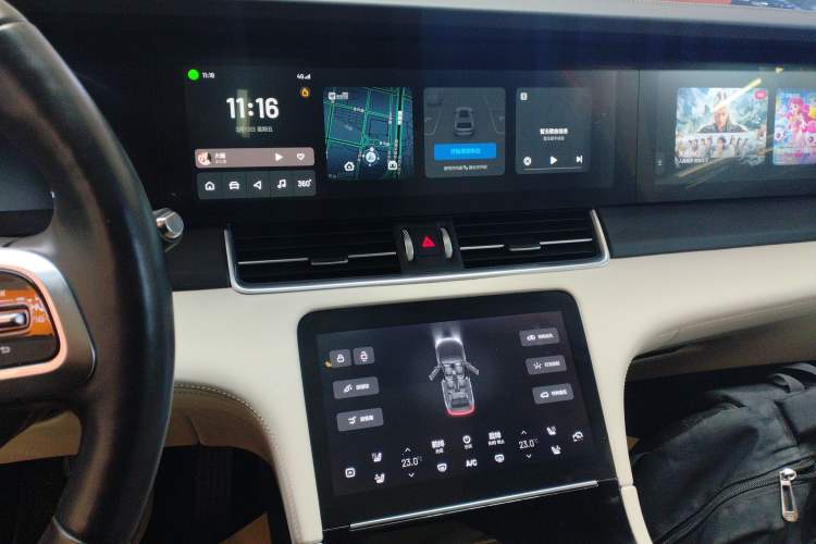 Used Li Auto ONE 2021 Extended-Range 6-Seater Version Audio And AC Panel