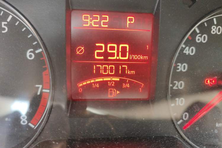 Used Volkswagen Santana 2013 1.6L Automatic Comfort Edition Odometer Close Up