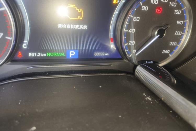 Used GAC Trumpchi GA8 2017 320T Luxury Edition Odometer Close Up