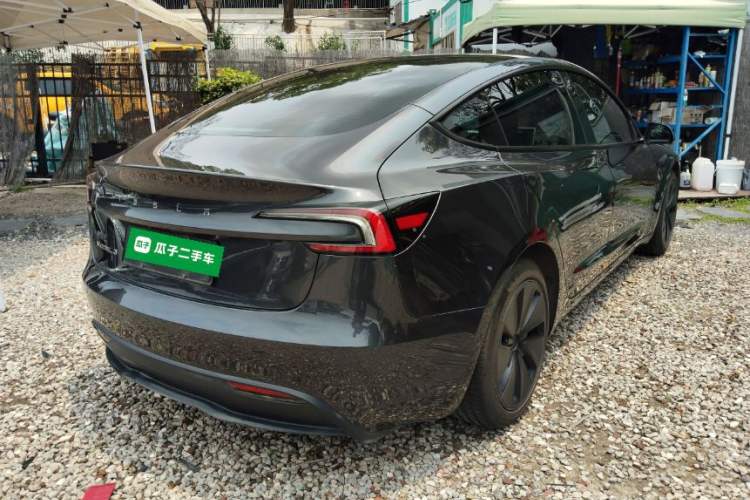 Used Tesla Model 3 2023 Rear-Wheel-Drive Version Rear Right 45 Deg