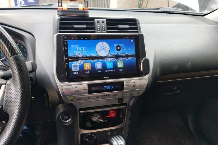 Used Toyota Prado 2018 3.5L Automatic TX-L with Rear-Mounted Spare Tire Audio And AC Panel