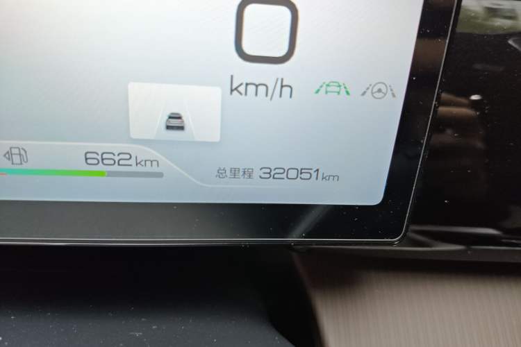 Used BYD Song Pro New Energy 2023 Champion Edition DM-i 110KM Beyond Model Odometer Close Up