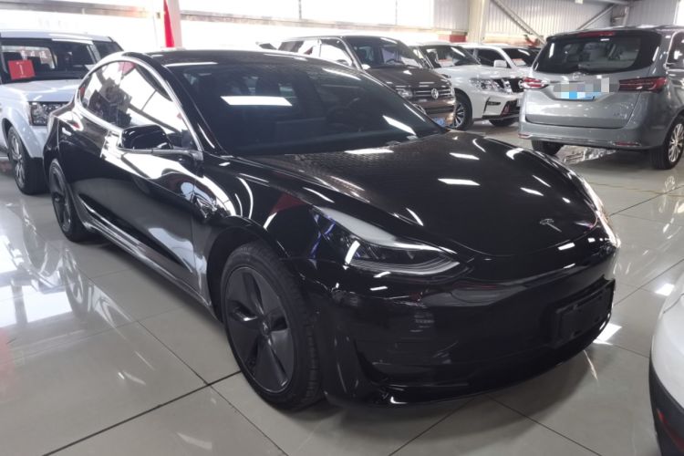Used Tesla Model 3 2020 Standard Range Rear-Wheel Drive Upgraded Version Front Right 45 Deg