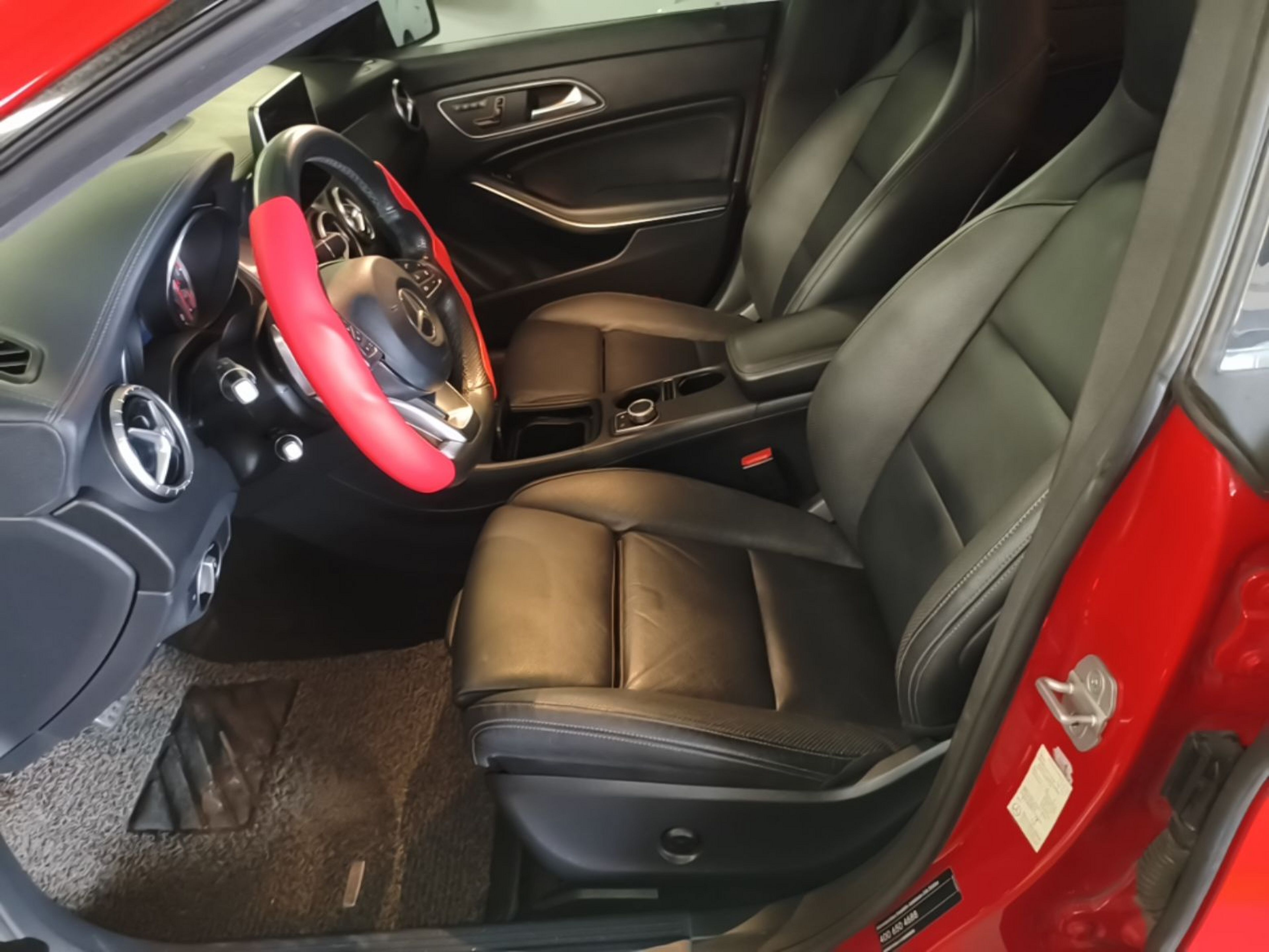 Vordere Reihe im Auto