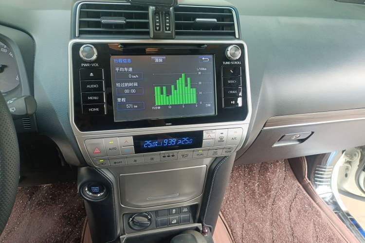 Used Toyota Prado 2018 3.5L Automatic TX Audio And AC Panel