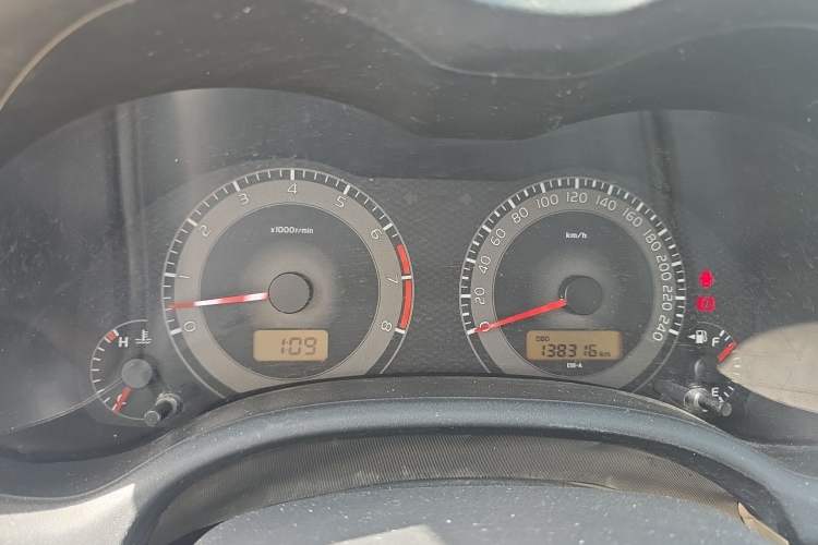 Used Toyota Corolla 2013 Special Edition 1.6L Manual Cool GL Model Instrument Cluster