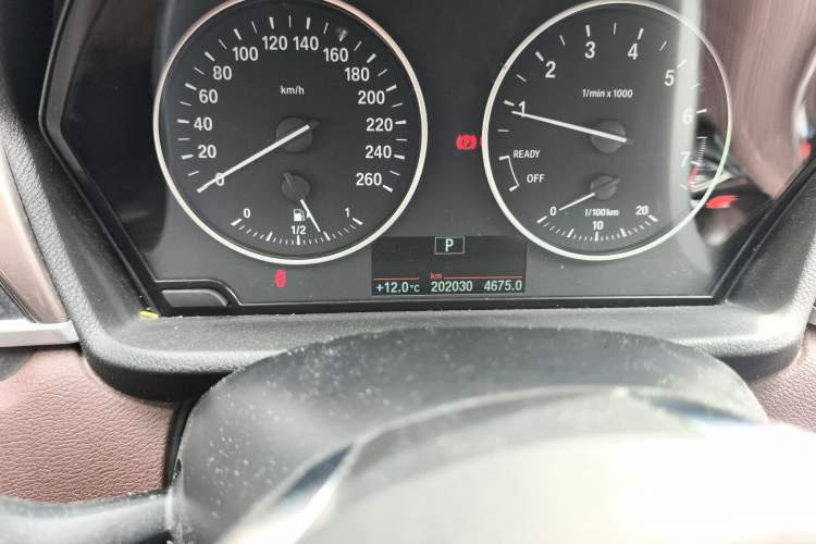 Used BMW X1 2018 sDrive18Li Luxury Model Odometer Close Up