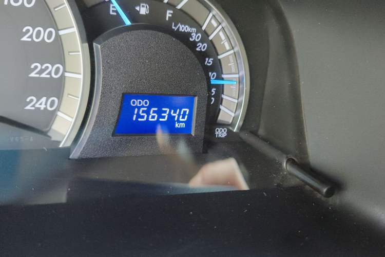 Used Toyota Camry 2012 Junrui 2.0S Radiant Edition Odometer Close Up