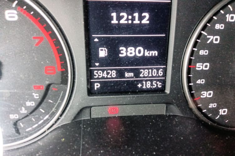 Used Audi A3 2020 Restyled Sportback 35 TFSI Entry-Level China VI Emission Standard Odometer Close Up