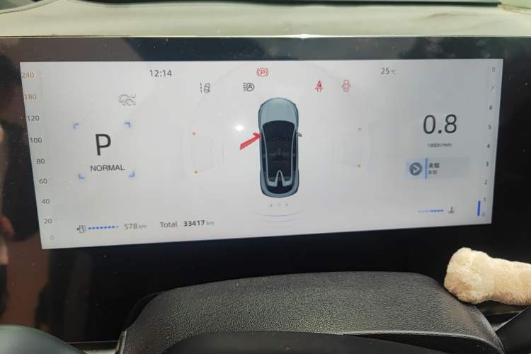 Used CHANGAN UNI-T 2022 1.5T Flagship Edition Odometer Close Up