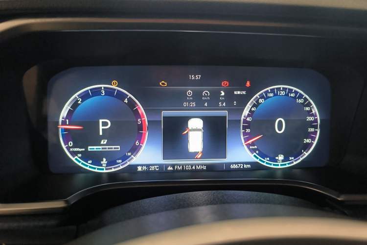 Used BAIC Off-Road BJ40 2021 2.0D Automatic Four-Wheel Drive Blade Hero Edition Adventurer Type Instrument Cluster